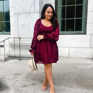 Jacquard Mini Dress